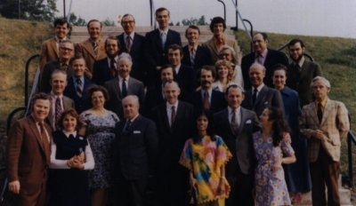 Planning meeting for the examinations in 1973 taken in Canada in 1972